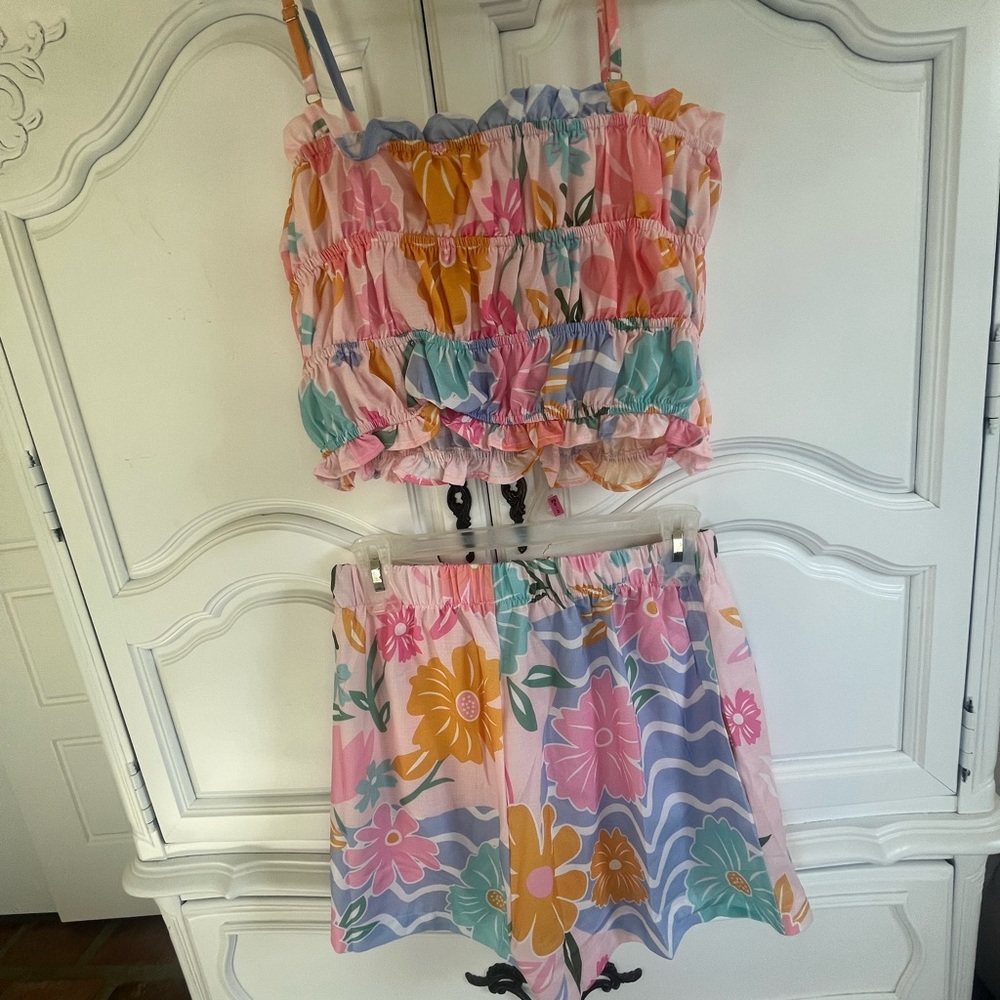 Floral Kids One Piece Set